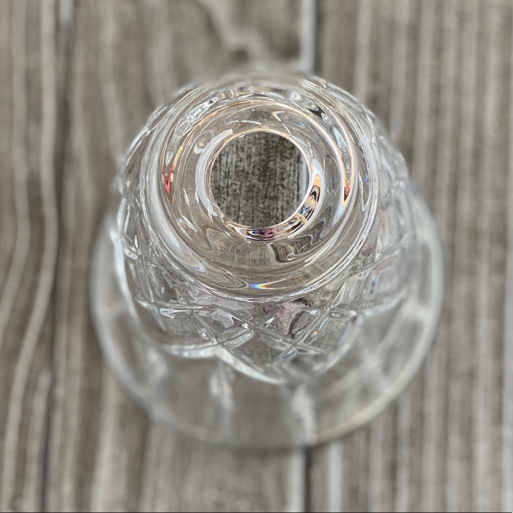 Shanon Crystal Taper Candle Holder Stand Vase - Picture 3 of 4